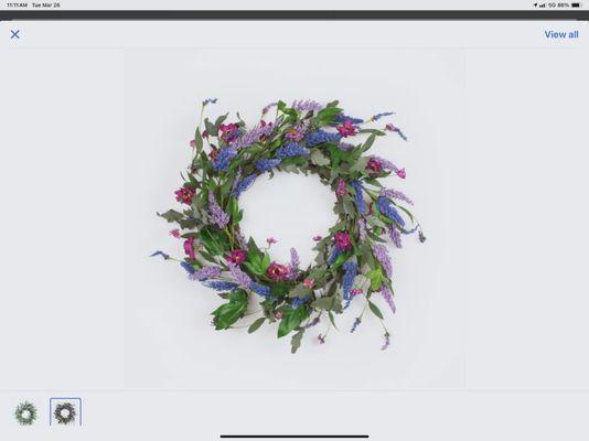 Lavender wreath