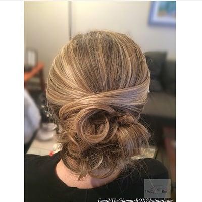 Bridal updo