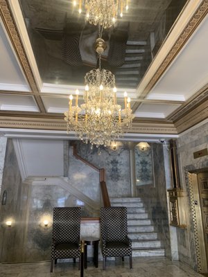 Main lobby - Vintage luxury aesthetic