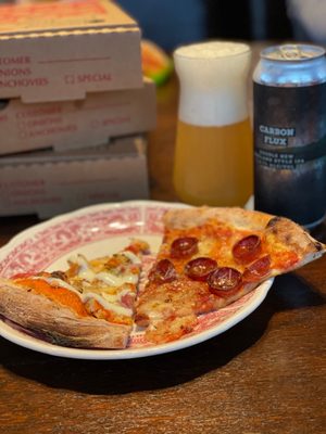 Pizza and beer