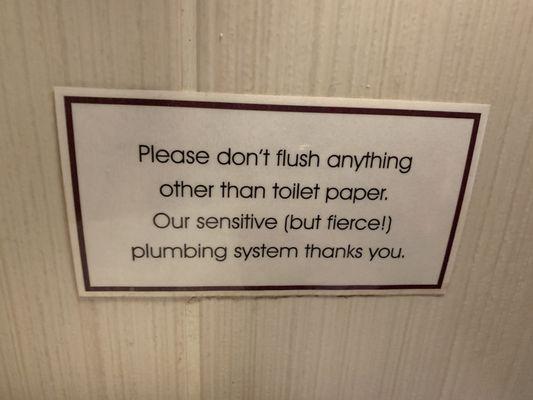 I'm both embarrassed and tickled to have so much in common with the plumbing here : D