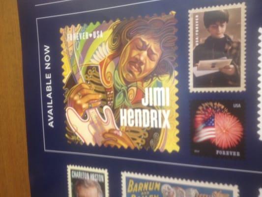 Mailing off Mother's Day cards, needed stamps. I so wanted to get the Hendrix stamps, buuuut nooooo, they're out of course!