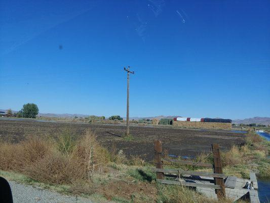 The rolling countryside of yerington nv