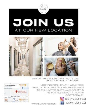 Emy Salon Suites new location