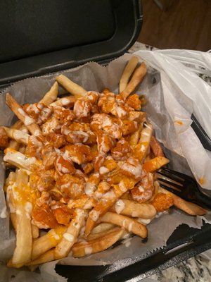 Buffalo chicken fries