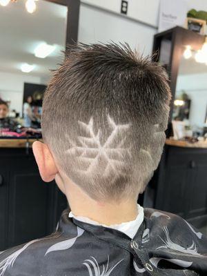 Kids cut with design