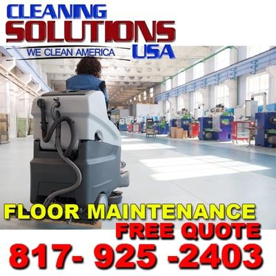 We are your Fort Worth floor cleaning professionals give us a call today for your free quote: 817-925-2403