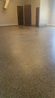 Epoxy garage floor system