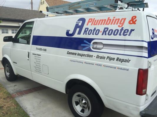 AJ Plumbing Van