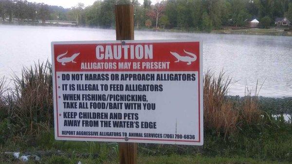 I thought I was going to fish but then I saw this sign.