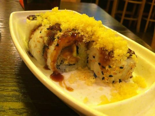 Crunchy salmon roll