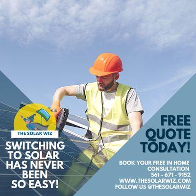 Free In-Home Solar Panel Installation Consultations  Palm Beach County, Florida