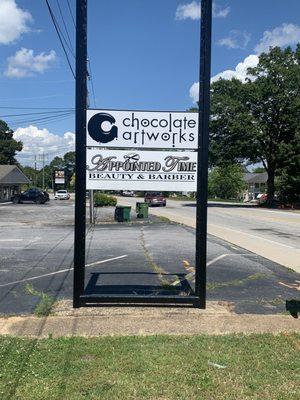 New street sign on Miller Rd.