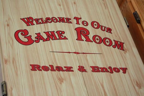 Family approved game rooms!