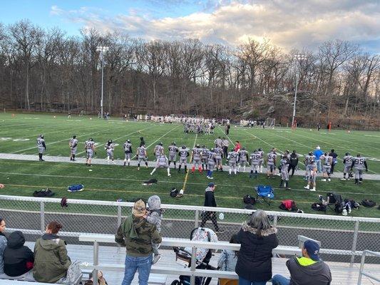 NYPD Vs Tri State Shields football game.