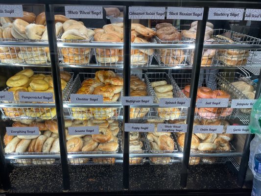 Selection of bagels