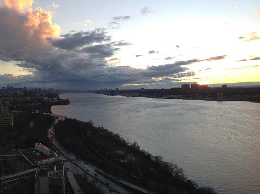 River view from the 27th floor