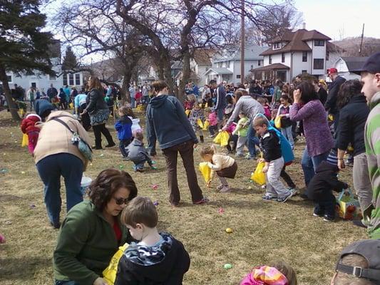 Easter Egg Hunt draws over 150 children to St. Andrew's.