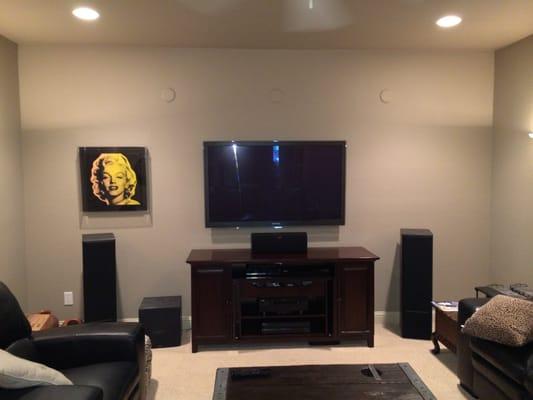 TV & Surround Sound Installation