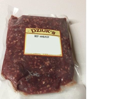 The ground steak is absolutely delicious...........We have Dziuk's or Penchorns do our processing and packaging