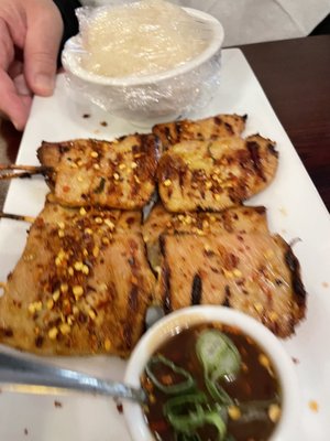 Moo Ping marinated pork