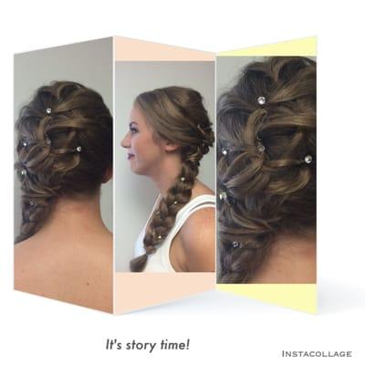 Braided bridal style