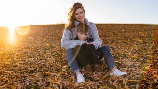 Mother son Palos verdes photo shoot