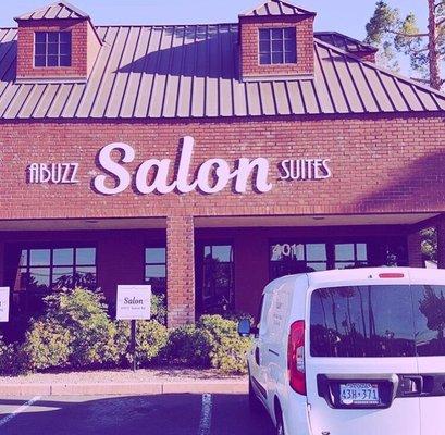 We are located inside Abuzz Salon in Studio 8. 4011 E. Sunset Rd. Henderson, NV 89014