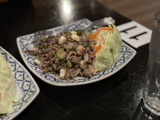 Beef larb