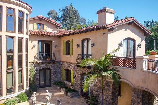 Spanish-Style Home - Courtyard