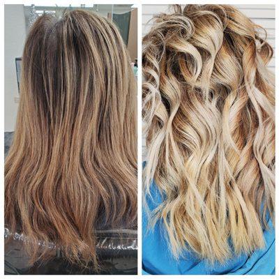 Before and after by Kristine