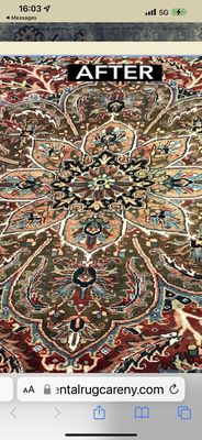 Antique Harris Persian rug