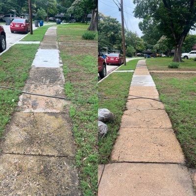 Sidewalk clean