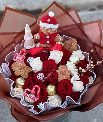 Ginger bread rose bouquet