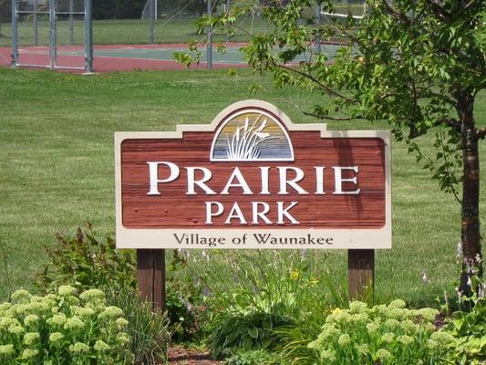 Madison Street entrance to Prairie Park