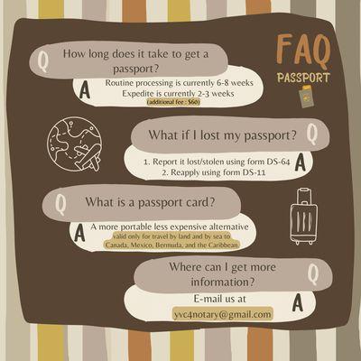 Passport FAQ