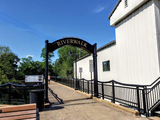 Entry to Riverwalk