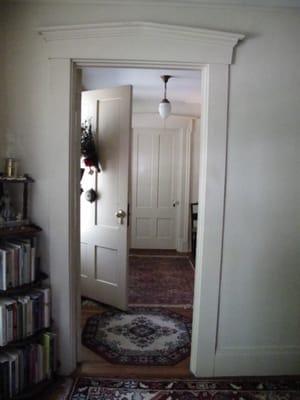 front hallway of the Maple Crest Farm house