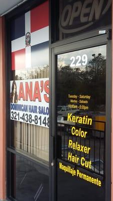 Ana's Dominican Salon. Nueva dirección 8421 South Orange Blossom Trail, Orlando Fl 32809 Suite 229.