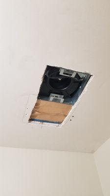 Hole in our ceiling