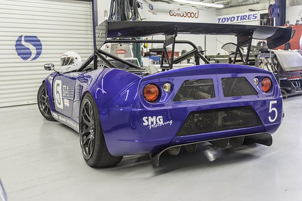 818R prepped and ready for a race at VIR on 10/3/2014.