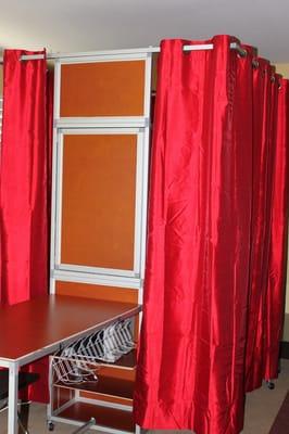 All-curtains Satin Red