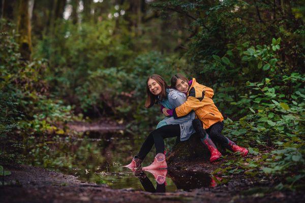 Puddle jumping session