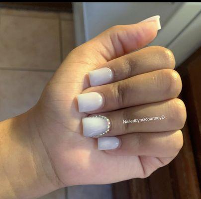 Follow@rossvegasnailz For this boss lady classic short square