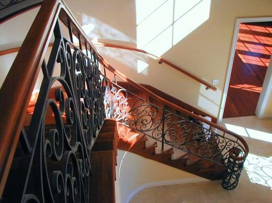 Wrought Iron Staircase