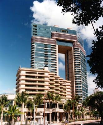 The prestigious Waikiki Landmark building.