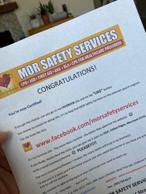 MOR Safety Services