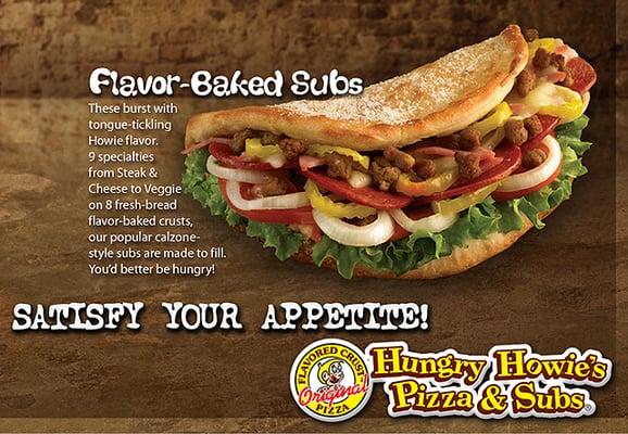 Our Calzone style Subs are AMAZING. A customer fav.