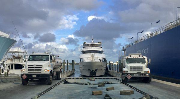 Meeting at various marinas to fuel larger vessels