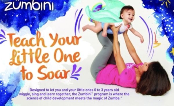 Zumbini is here!!! Beginning in September 2018! Call to register today!